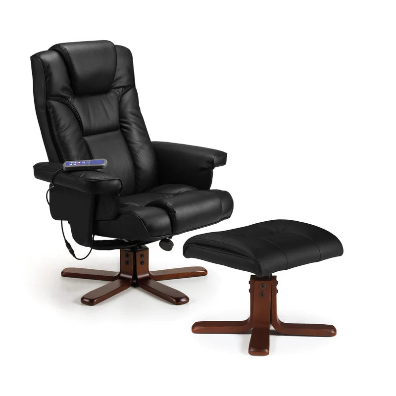  Recliner chair with ottoman iconic abode