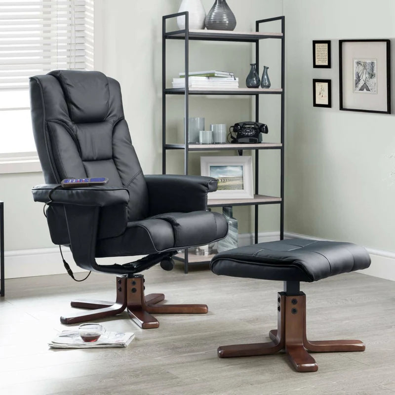  Recliner chair with ottoman iconic abode