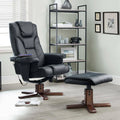  Recliner chair with ottoman iconic abode
