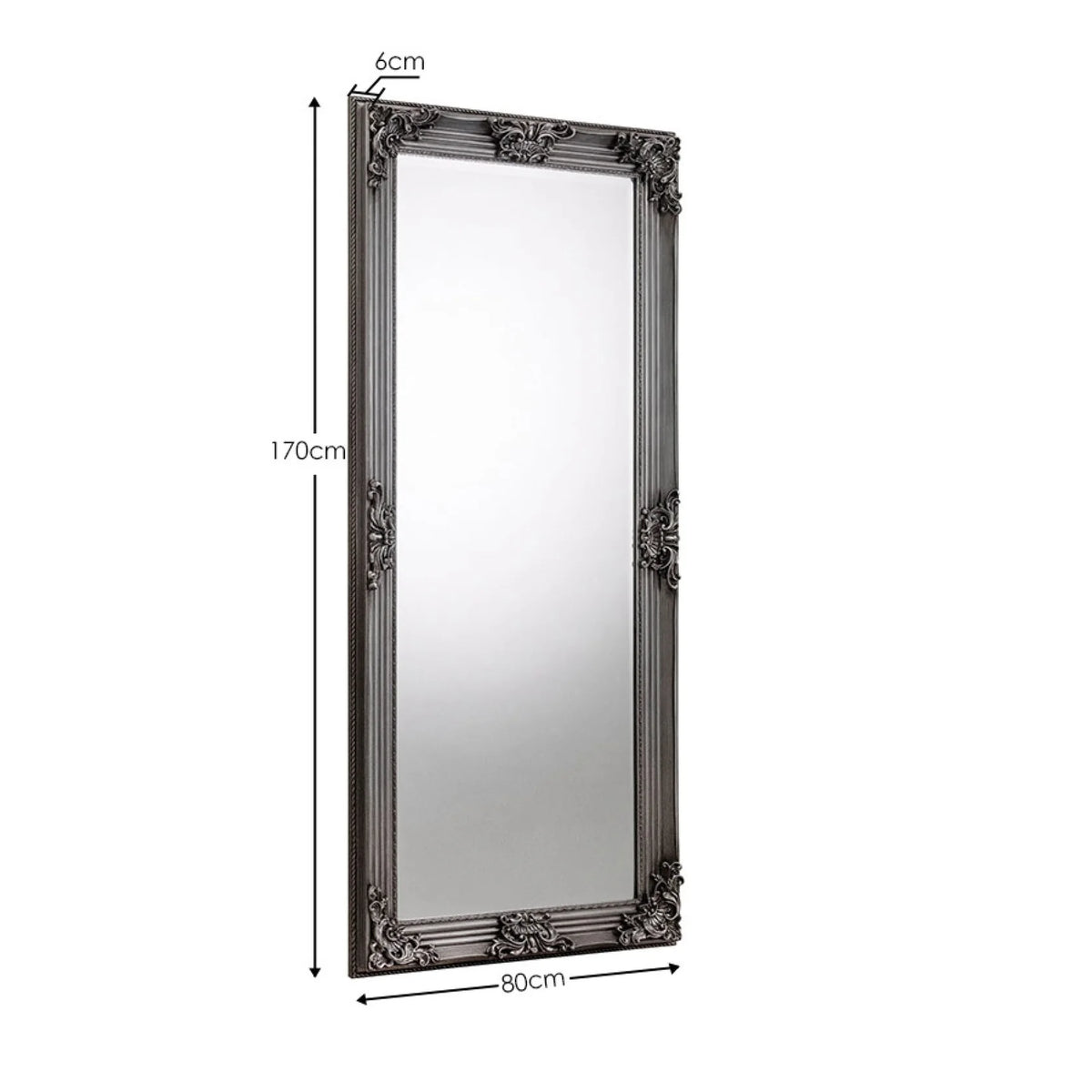 Decorative floor mirror Iconic abode.