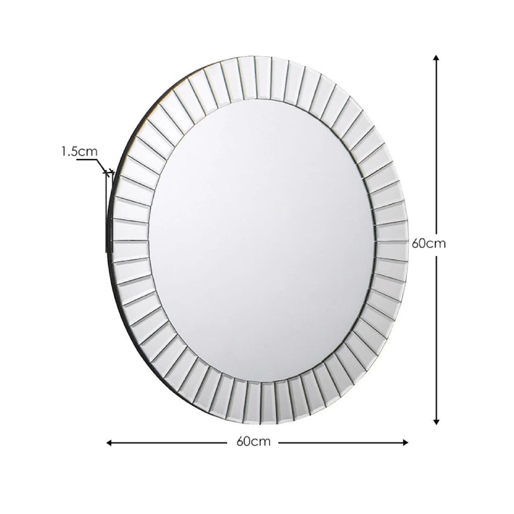 Round mirror iconic abode