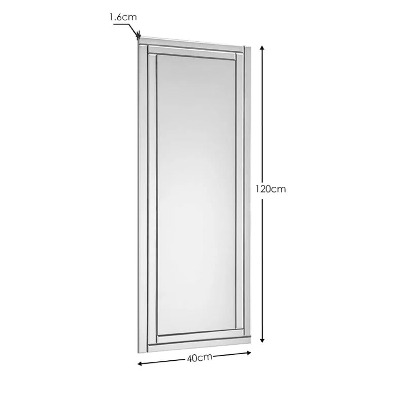 Deco Frameless Dress Mirror