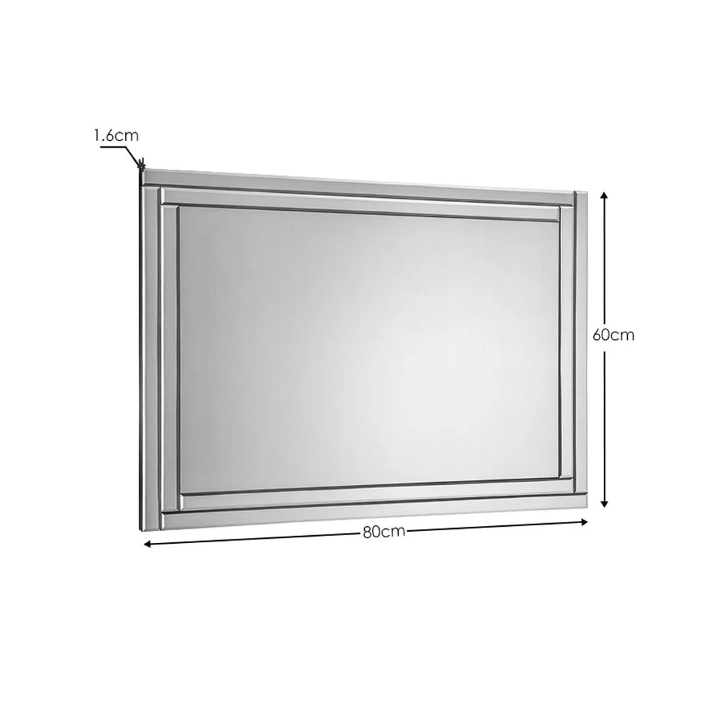 Deco Frameless Wall Mirror