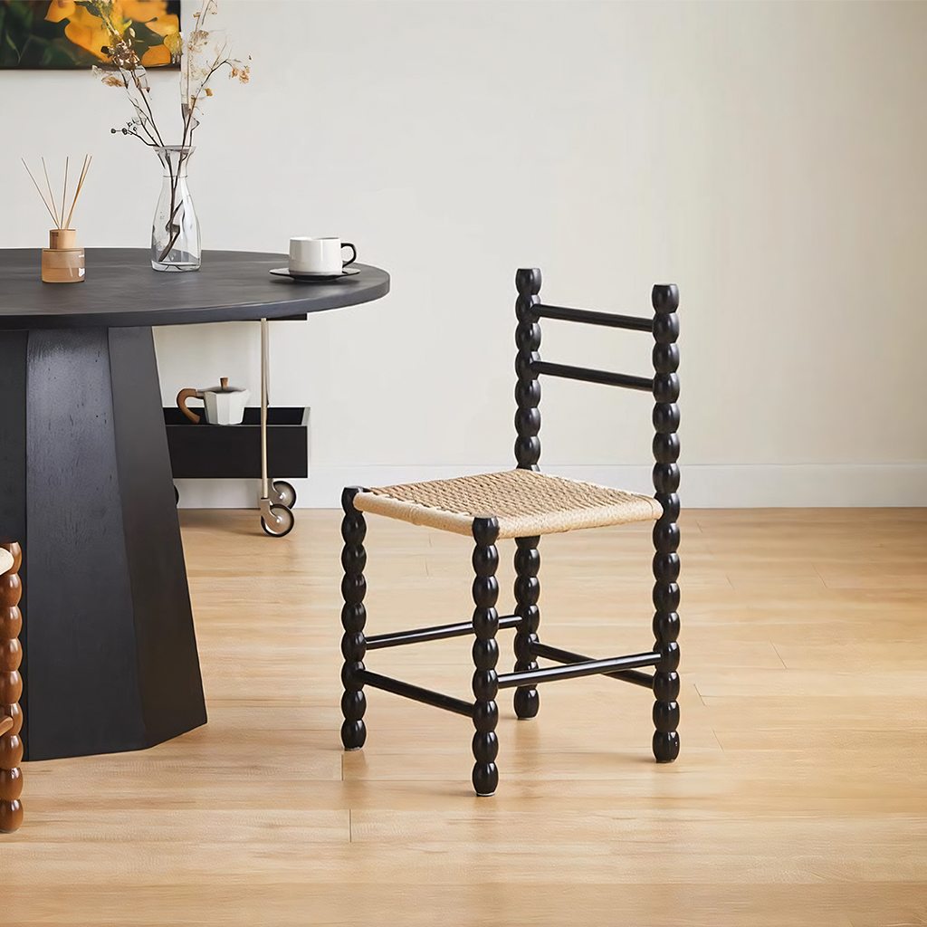 Mae Gourd Dining Chair, Rattan-Weilai Concept-Weilai Concept