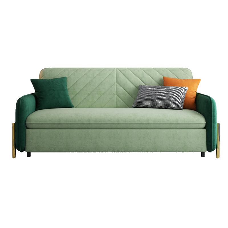Aditi Two Seater Sofa Bed, Green with comfiest sofa bed