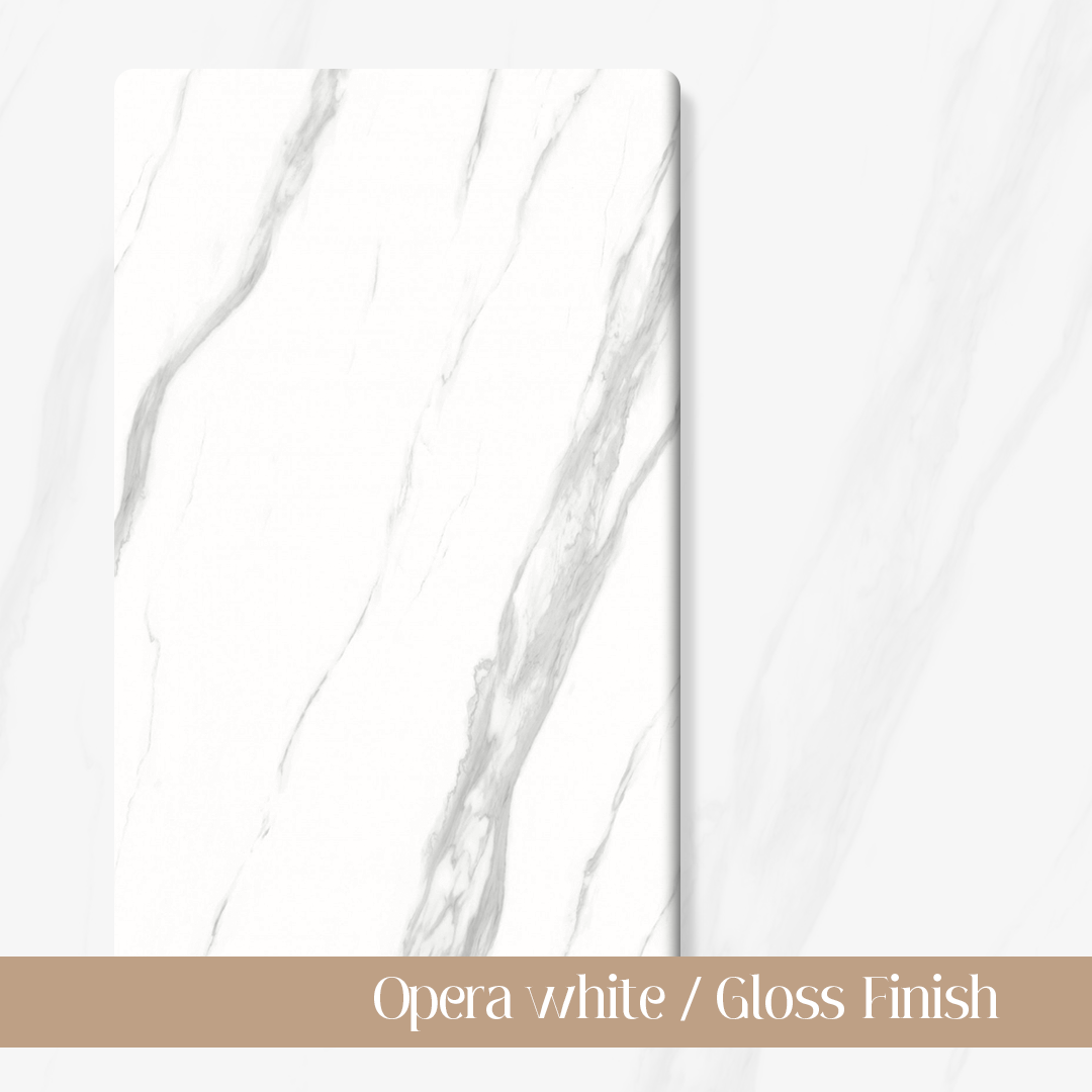 Opera white _ Gloss Finish (Sintered Stone)-Weilai Concept-Weilai Concept