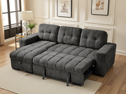 Palermo Universal Corner Sofabed Grey
