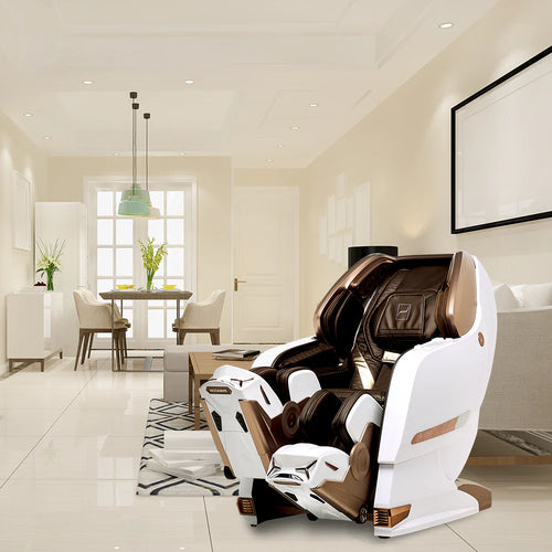 Massage chair in a modern living room setting