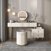 Prestigio Dressing Table With LED Mirror, Cream-Weilai Concept-Weilai Concept