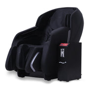 Black massage chair on a white background