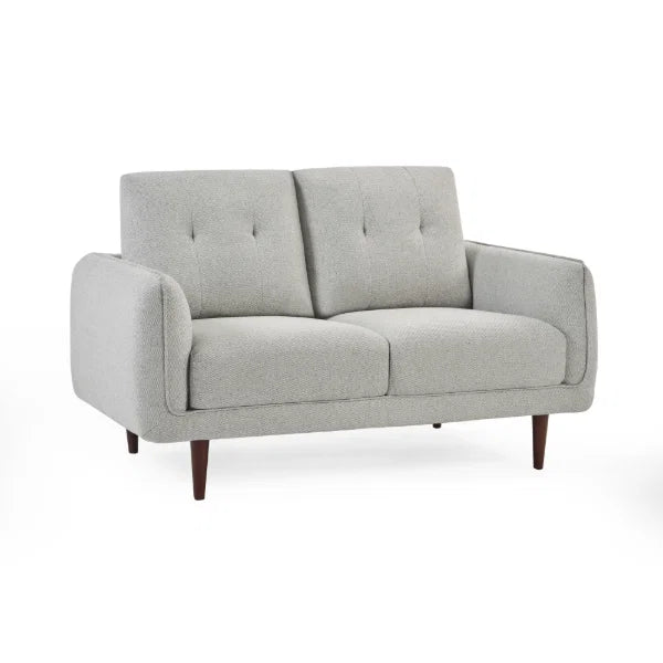 Remy 2  Seater Light Grey Fabric Sofa