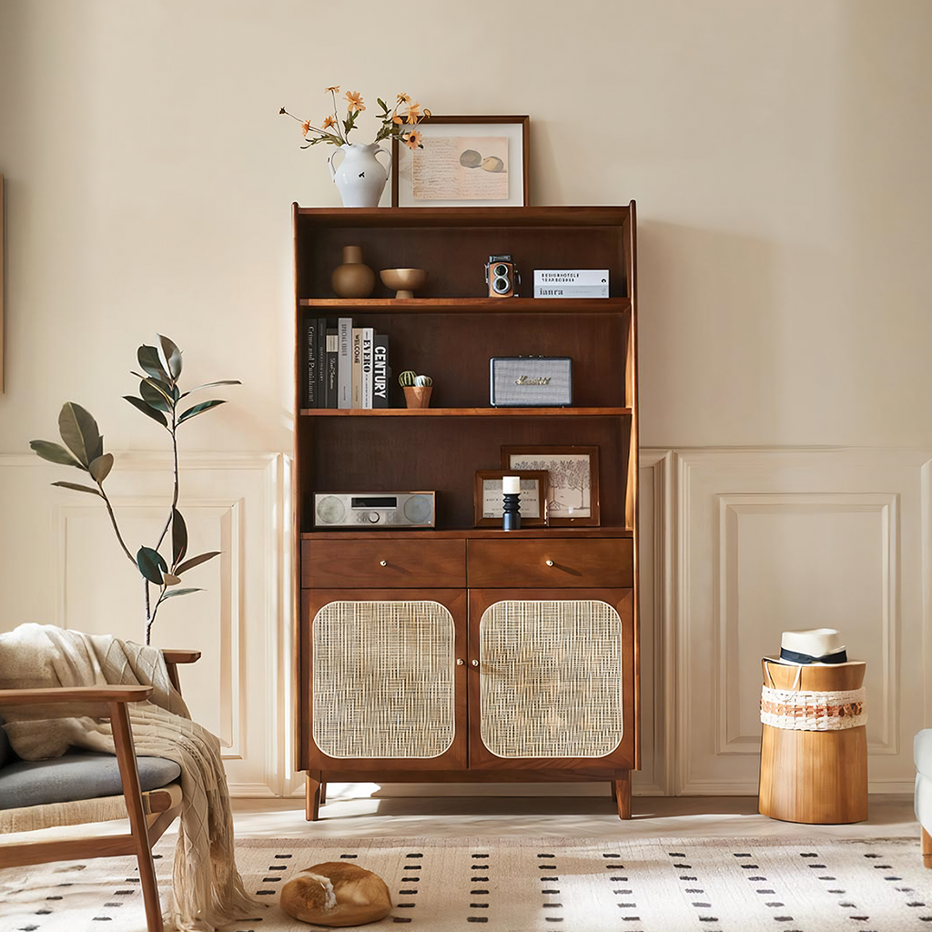 Ruby Tall Sideboard, Antique Sideboard - long sideboard cabinet
