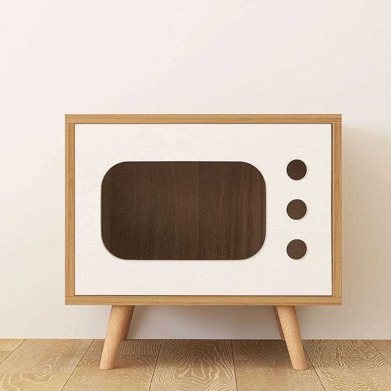 Durame Bedside Table With Pet House, Cat House-Weilai Concept-Weilai Concept