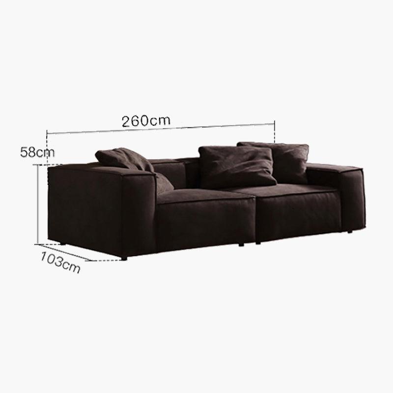 Hee Nordic Sofa, Two Seater, Three Seater Sofa, Corner Sofa, Suede with corner sofa bed grey