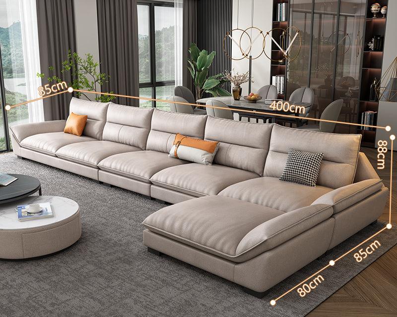 Quinn Five Seater Sofa, Leathaire with lazy boy corner sofa