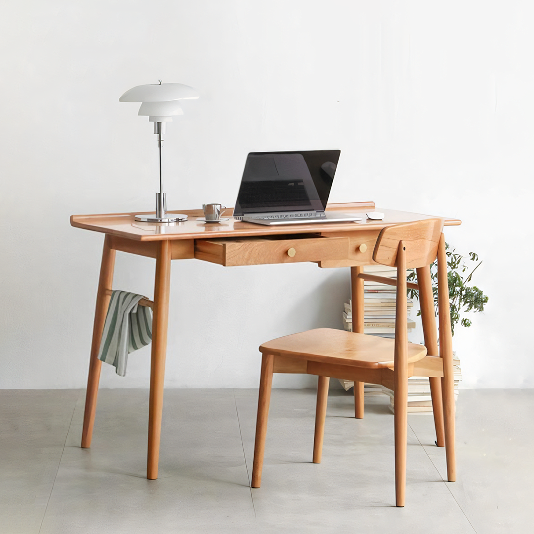Sierra Office Desk, Ash - folding office desk