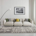 TOFU Agnes Three Seater Sofa, Modular Sofa, Suede