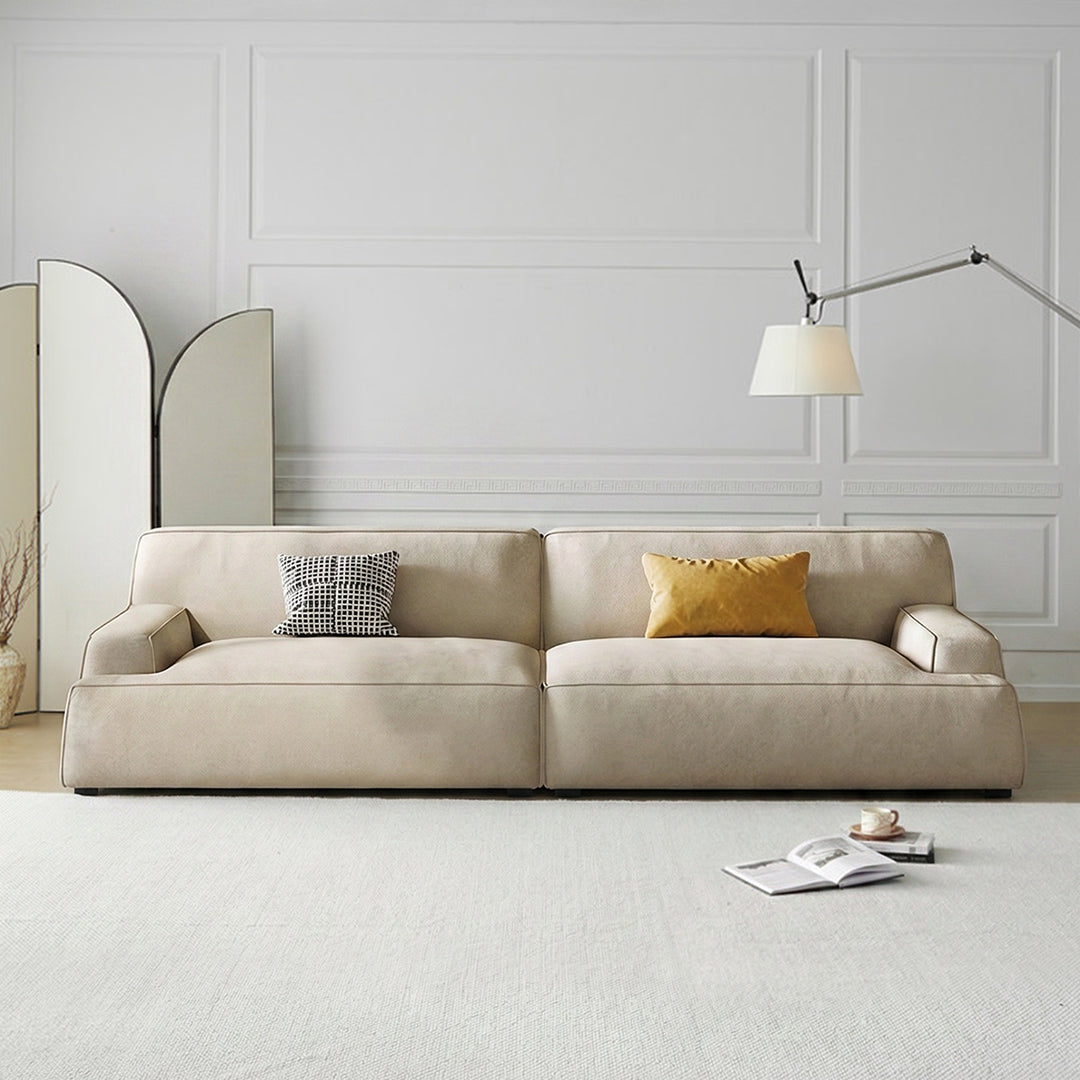 Isaac Two Seater Sofa, Leathaire