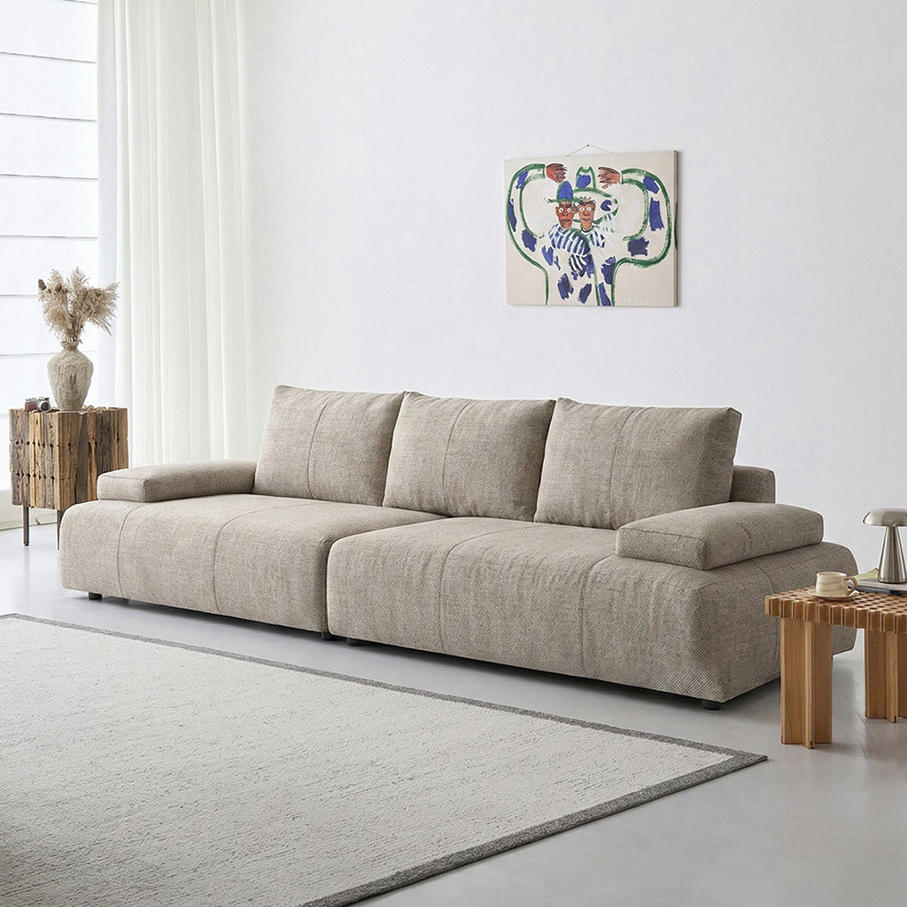 Hank L10 Two Seater Sofa, Linen