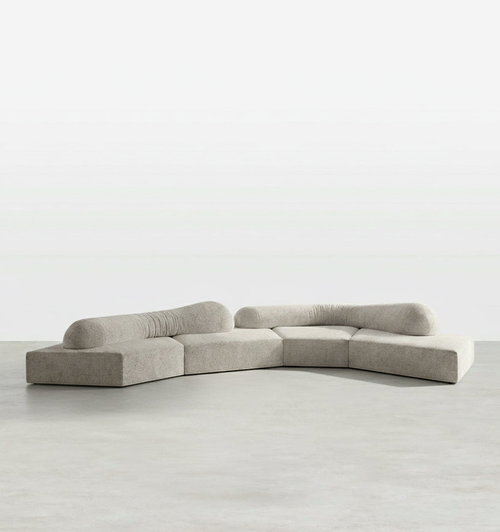 Lumi Modular Cloud Three Seater Sofa-Weilai Concept