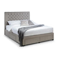 Wilton 4 Drawer bed - Grey Linen Iconic abode