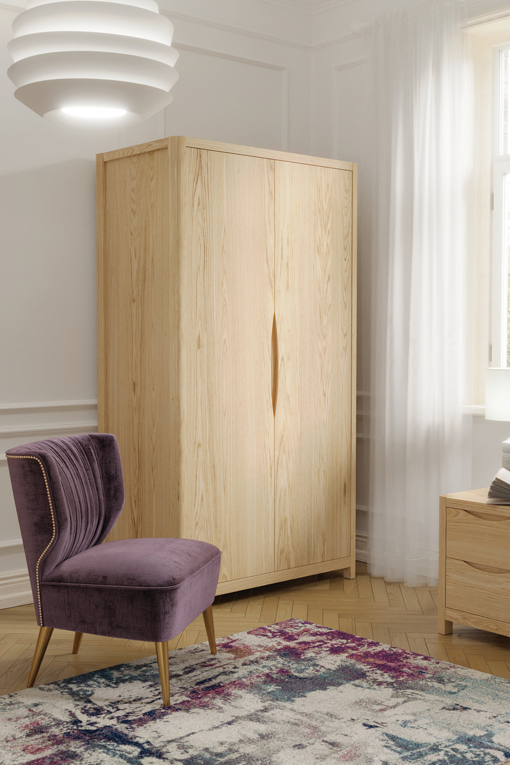 Stockholm 2 Door Wardrobe