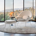 Womb Lounge Chair And Footstool, Armchair-Weilai-Weilai Concept