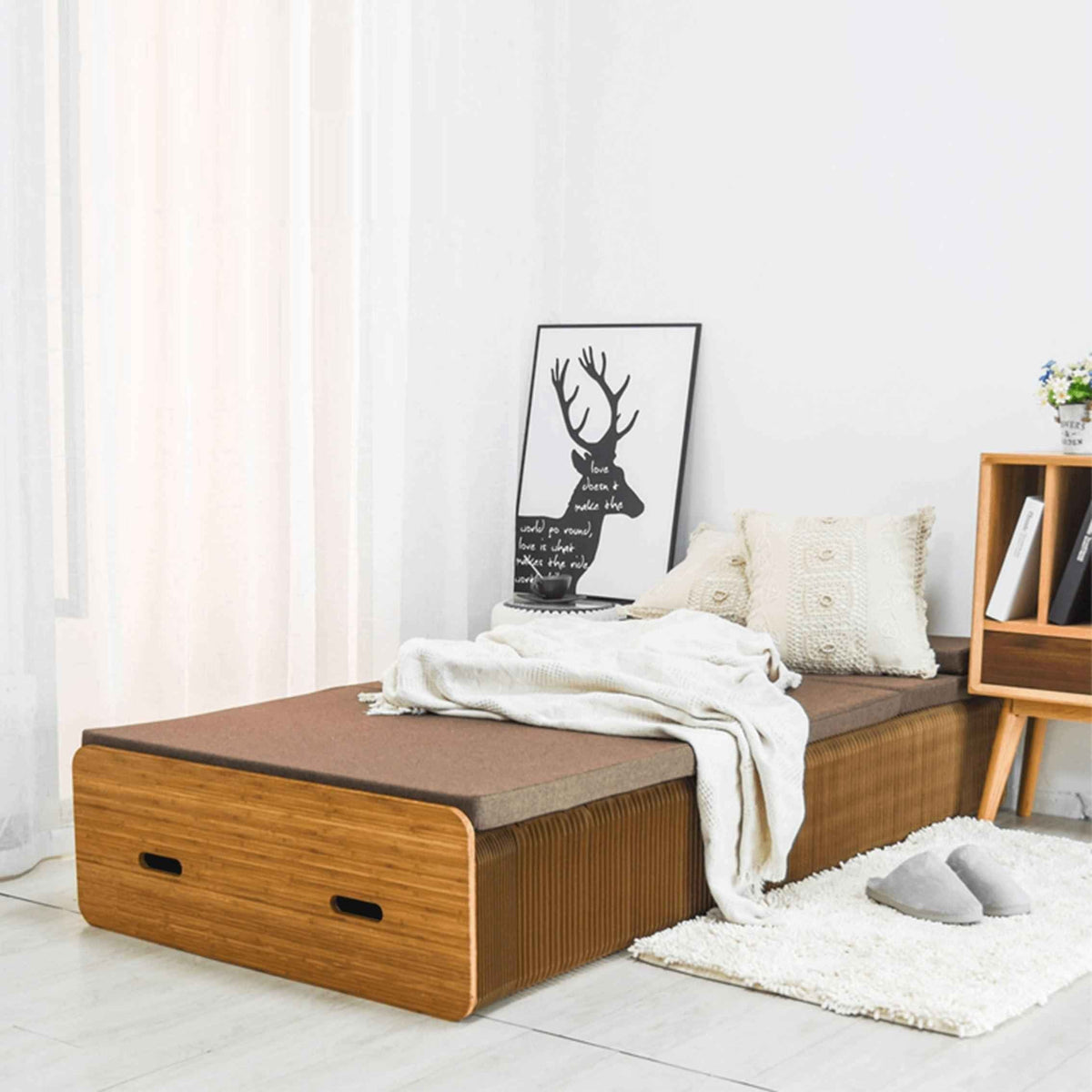 Accordion Folding Single Bed