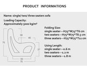 Accordion Sofa Single Seater, Two Seater, Three Seater, Foldable with sofa bed