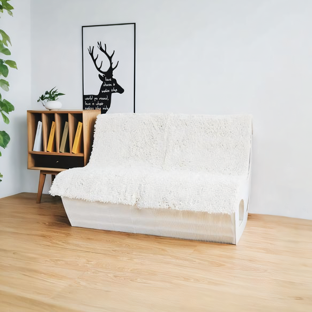 Accordion Sofa Single Seater, Two Seater, Three Seater, Foldable, side view of small sofa bed