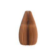 Accordion Vase, Kraft Paper-Weilai Concept-Brown-Shape 2-18CM-Weilai Concept