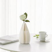 Accordion Vase, Kraft Paper-Weilai Concept-Weilai Concept