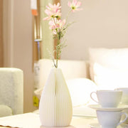 Accordion Vase, Kraft Paper-Weilai Concept-Weilai Concept