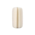 Accordion Vase, Kraft Paper-Weilai Concept-White-Shape 1-18CM-Weilai Concept