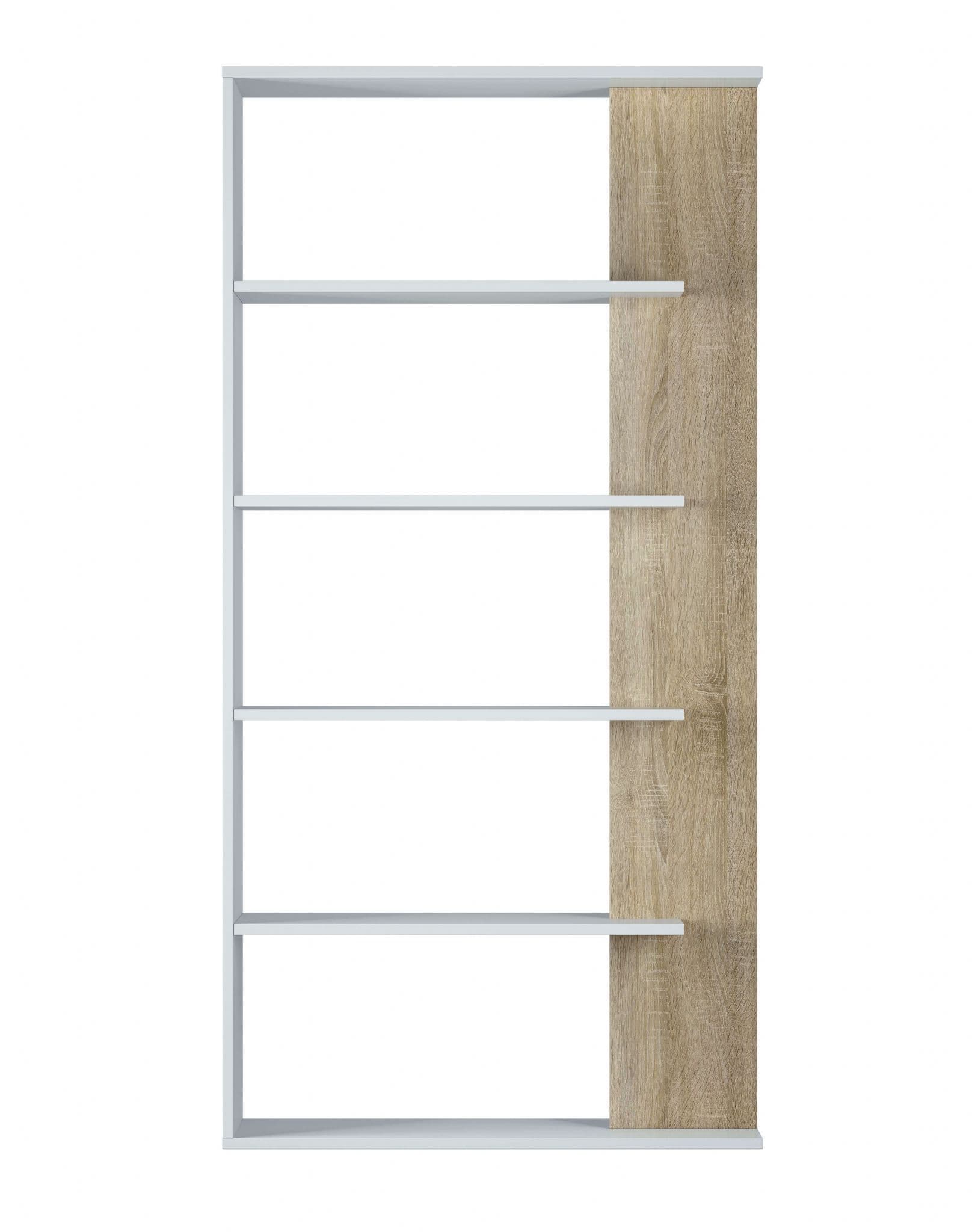 Adila White and Oak Effect Bookcase - 2934