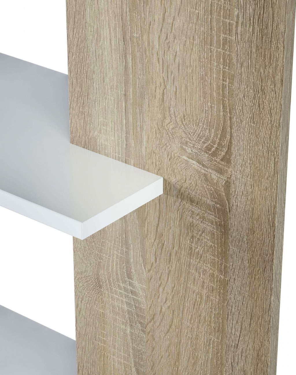 Adila White and Oak Effect Bookcase - 2934
