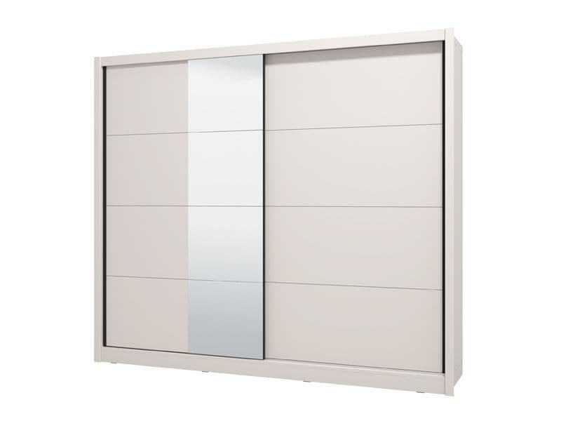 Alvira Cashmere Taupe 251cm Extra Large Mirrored Sliding Door Wardrobe 11013762