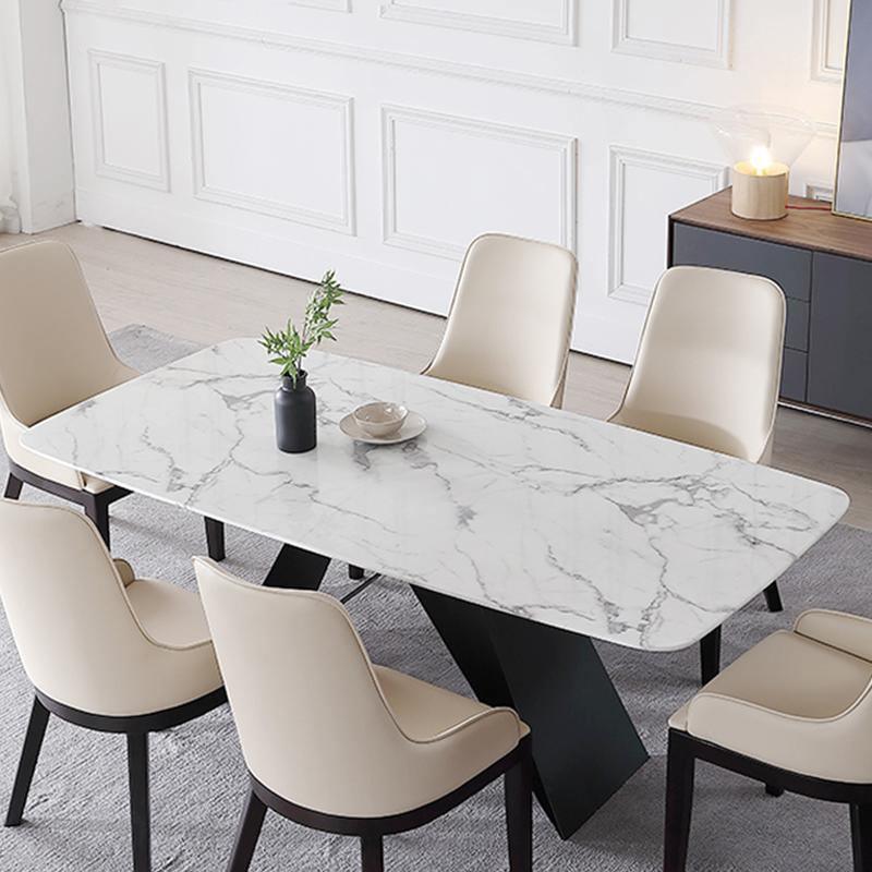 Amsterdam Dining Table, Marble with dining table bench