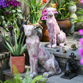 AN2 Garden Decoration, A Set Of Two Dog Statues-Weilai Concept-Weilai Concept