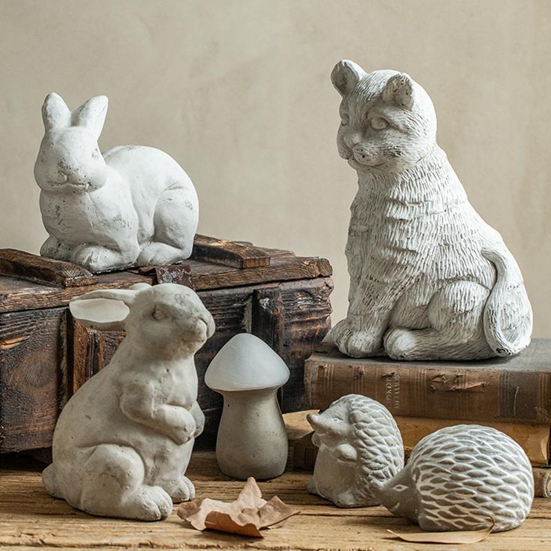 AN21 Garden Decoration, A Set Of Six Animal Statues-Weilai Concept-Weilai Concept