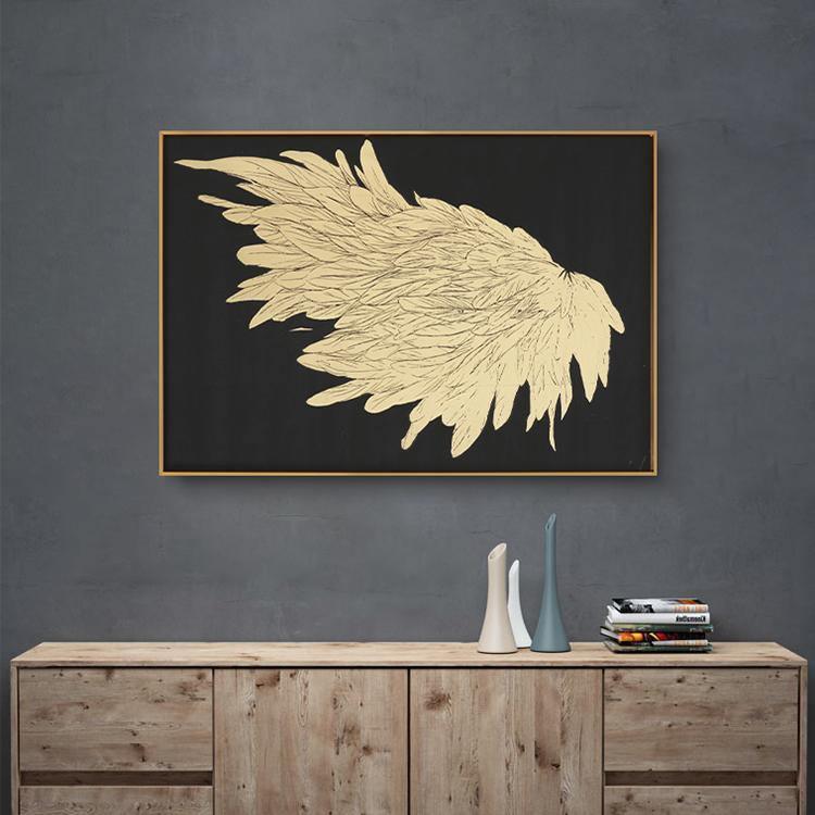 Angel Framed Wall Art Print 90.5*60.5cm-Weilai-Weilai Concept