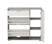 Arco Grey and White Shoe Cabinet - 11008516