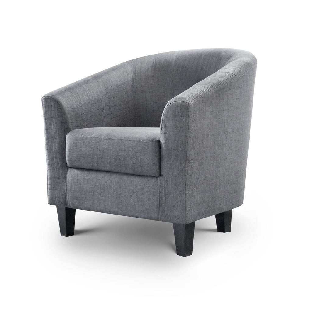 Gray armchair Iconic abode