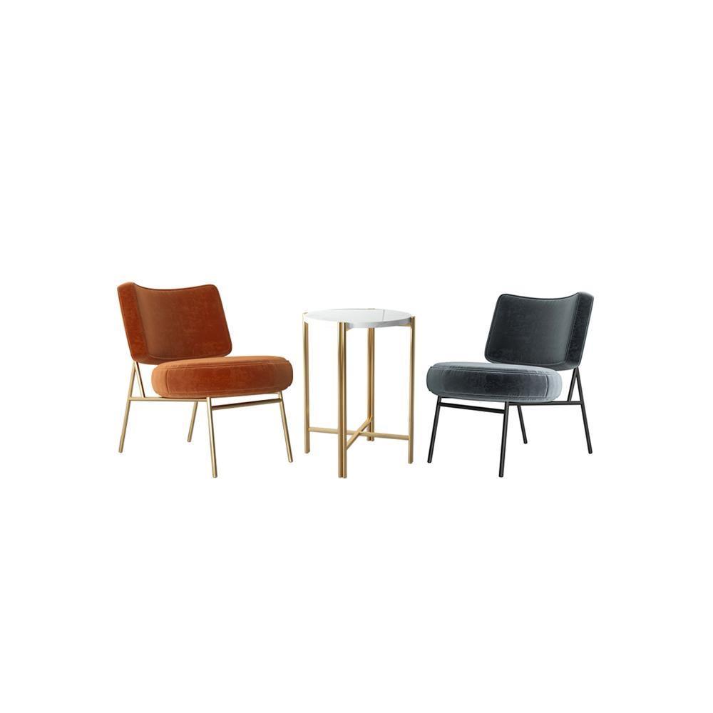 Aron Dining Chair, Velvet-Weilai Concept-Weilai Concept