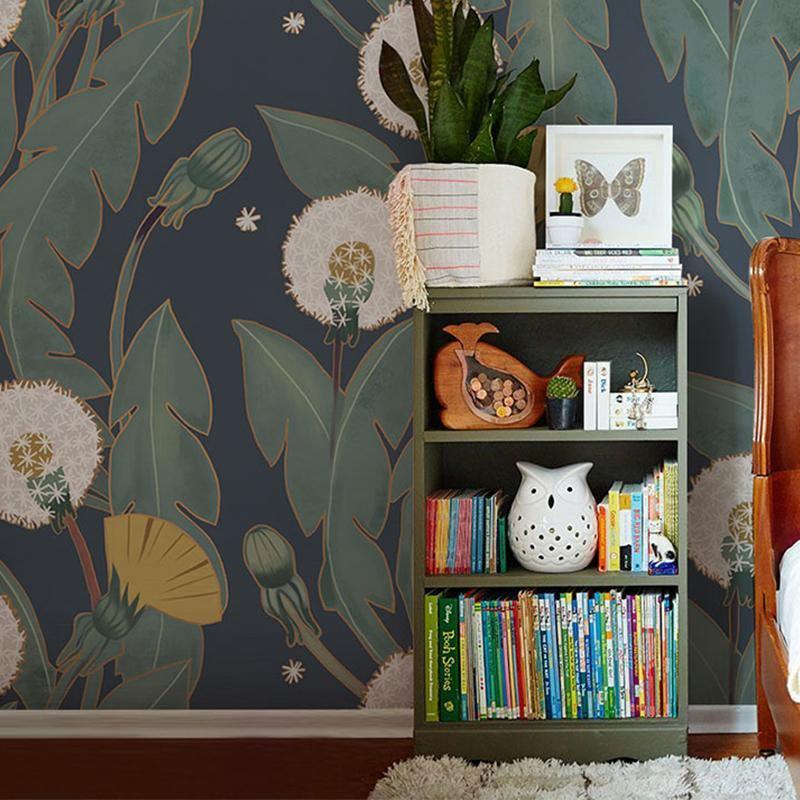 Art Nauveau Wallpaper, Dandelion-Weilai Concept-Weilai Concept
