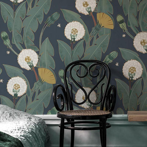 Art Nauveau Wallpaper, Dandelion-Weilai Concept-Weilai Concept
