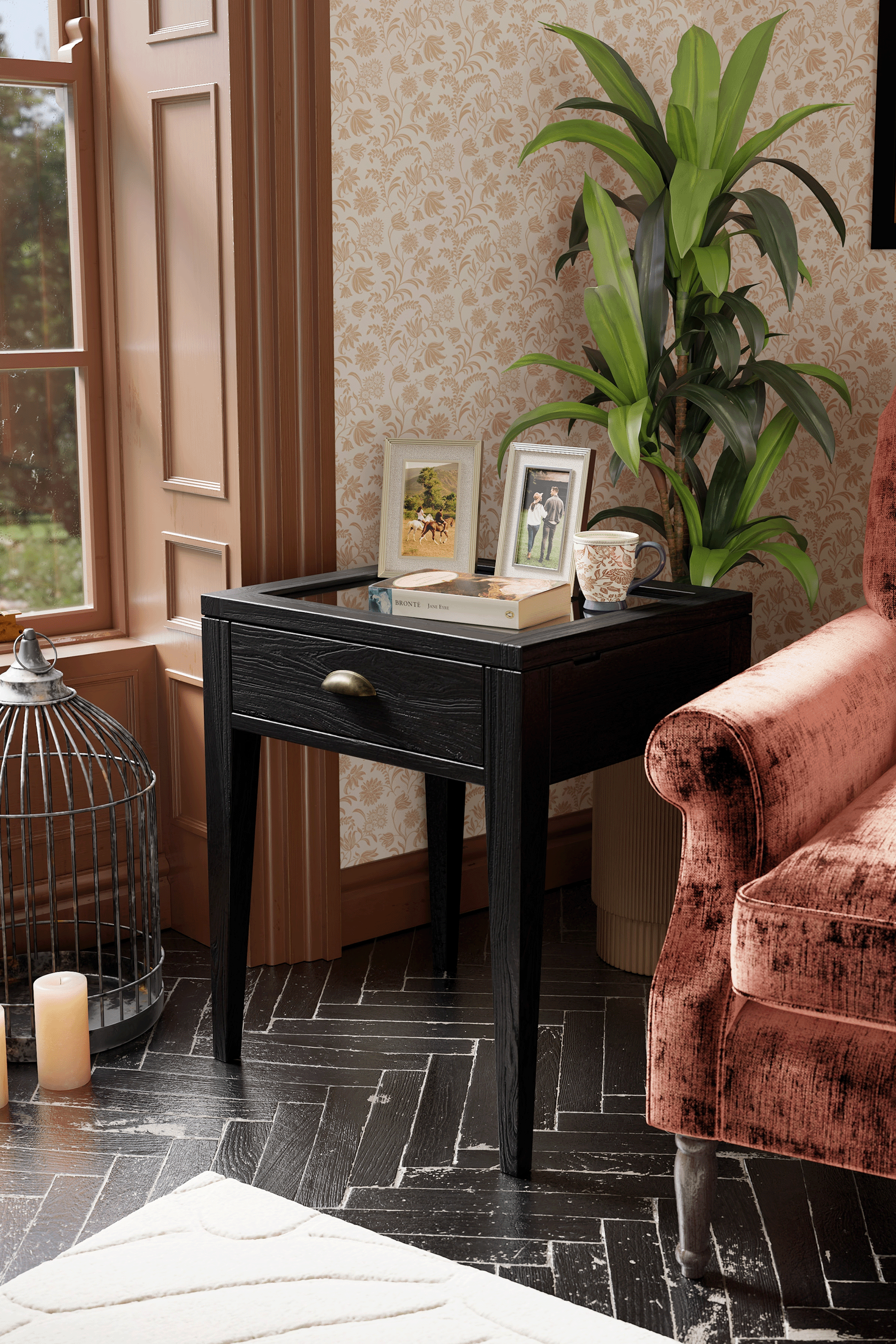 Elmhurst 1 Drawer Side Table