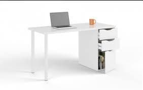Blanco Artic White Desk With 3 Drawers - 2490