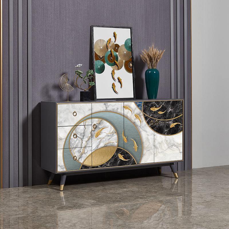 Detail view of Blossbury Sideboard, Plywood with ready assembled sideboards