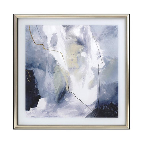 Blue Framed Wall Art Print 70*70cm-Weilai-Weilai Concept